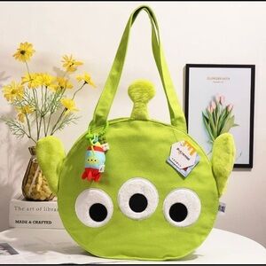 Disney Genuine Kawaii Toy Story Alien Shoulder Bag